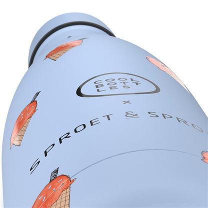 Botella Acero SPRT & Blue Scoop 350 ml - Cool Bottles