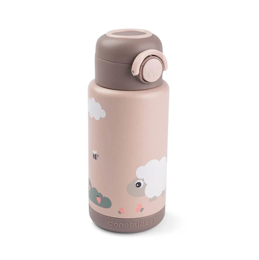 Botella Térmica Tiny Farm Rosa 340 ml - Done By Deer