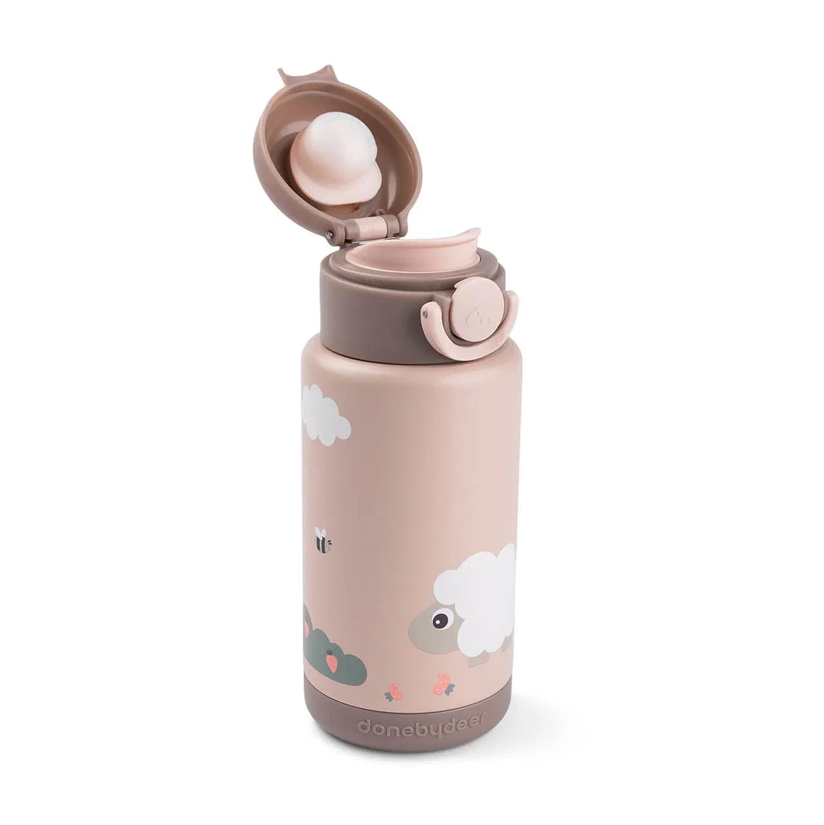 Botella Térmica Tiny Farm Rosa 340 ml - Done By Deer
