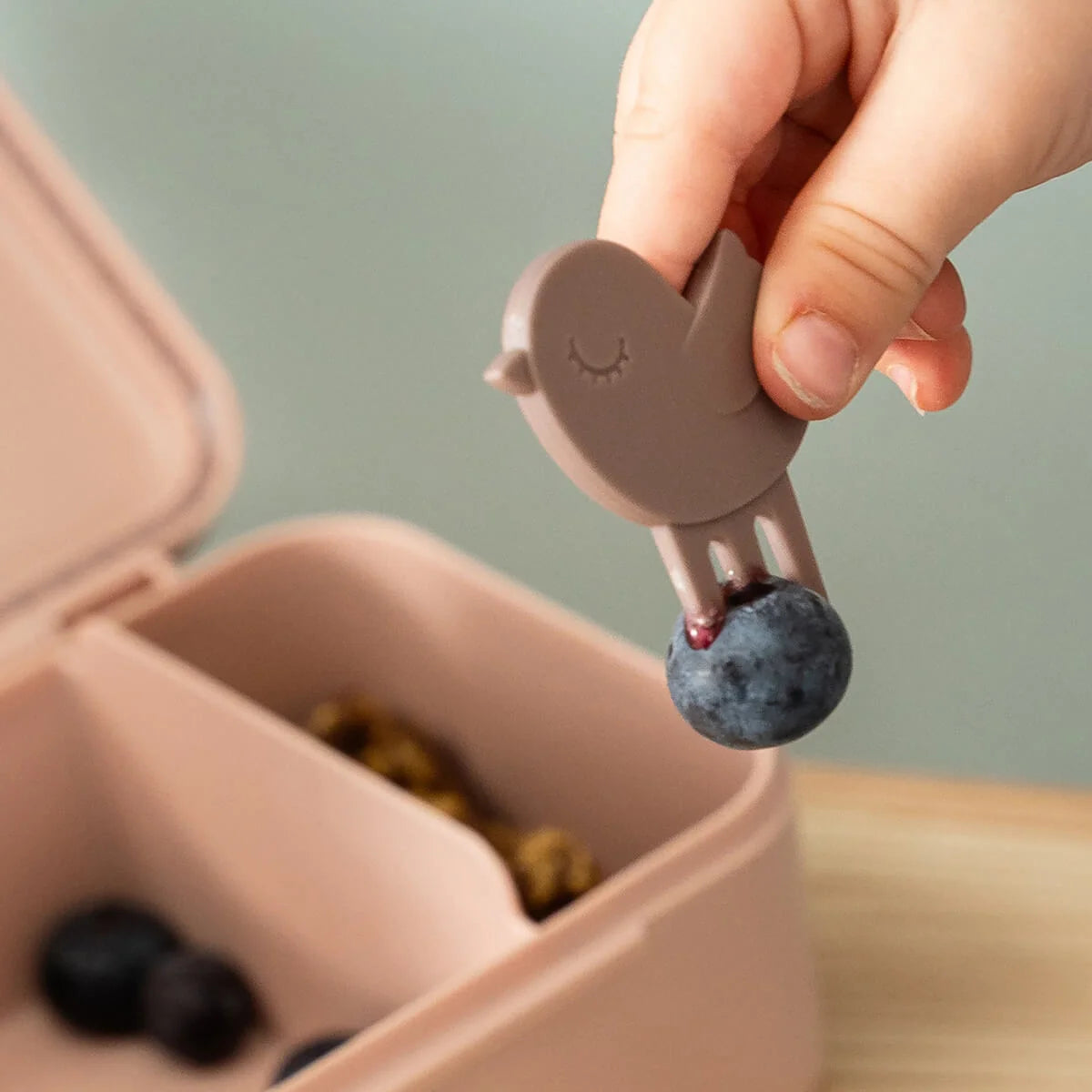 Caja Almuerzo Snack Tiny Farm Rosa - Done By Deer