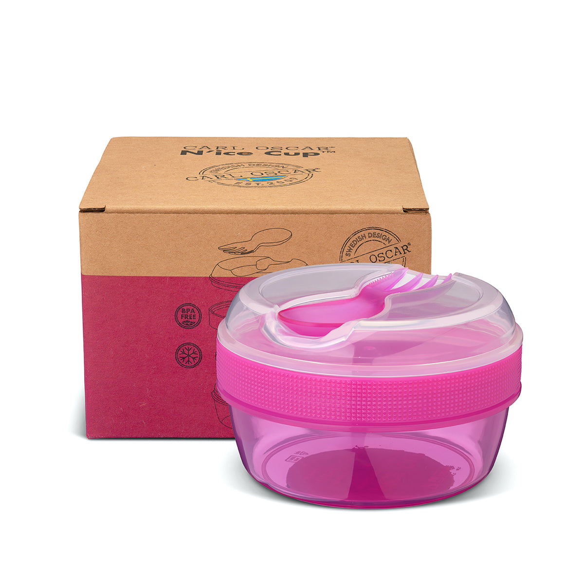 Caja Almuerzo con Tapa Refrigerante N'ice Cup Purple - Carl Oscar