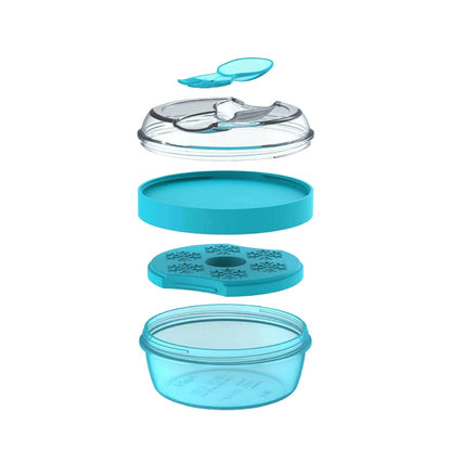 Caja Almuerzo con Tapa Refrigerante N'ice Cup Turquoise - Carl Oscar