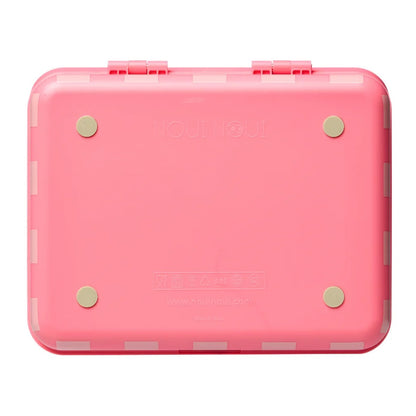 Caja Almuerzo con 3 Bandejas Extraíbles Rosa - Noui Noui