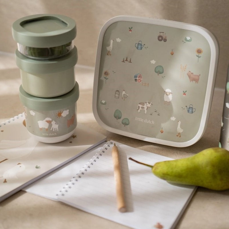 Caja Bento Grande Little Farm - Little Dutch
