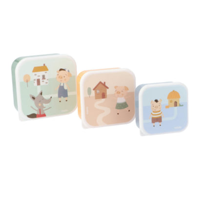Cajas Almuerzo Los Tres Cerditos de Tutete