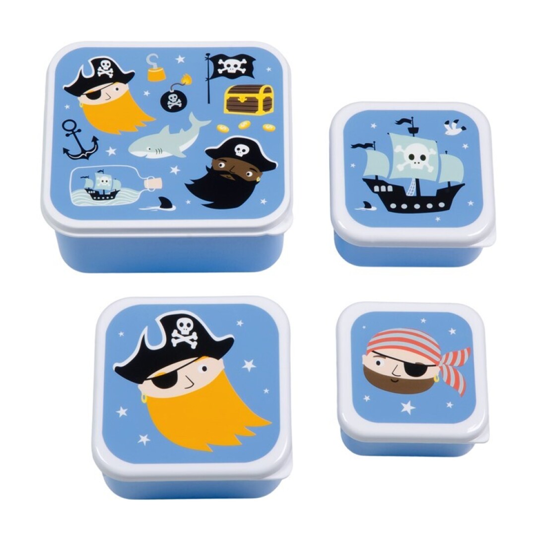 Set Cajas Almuerzo Piratas - A Little Lovely Company