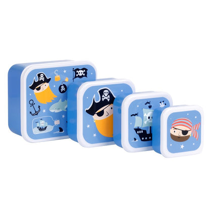 Set Cajas Almuerzo Piratas - A Little Lovely Company