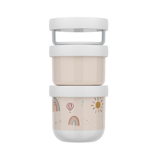 Cajas Snack Apilables Arcoíris - Mepal