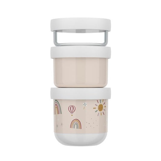 Cajas Snack Apilables Arcoíris - Mepal
