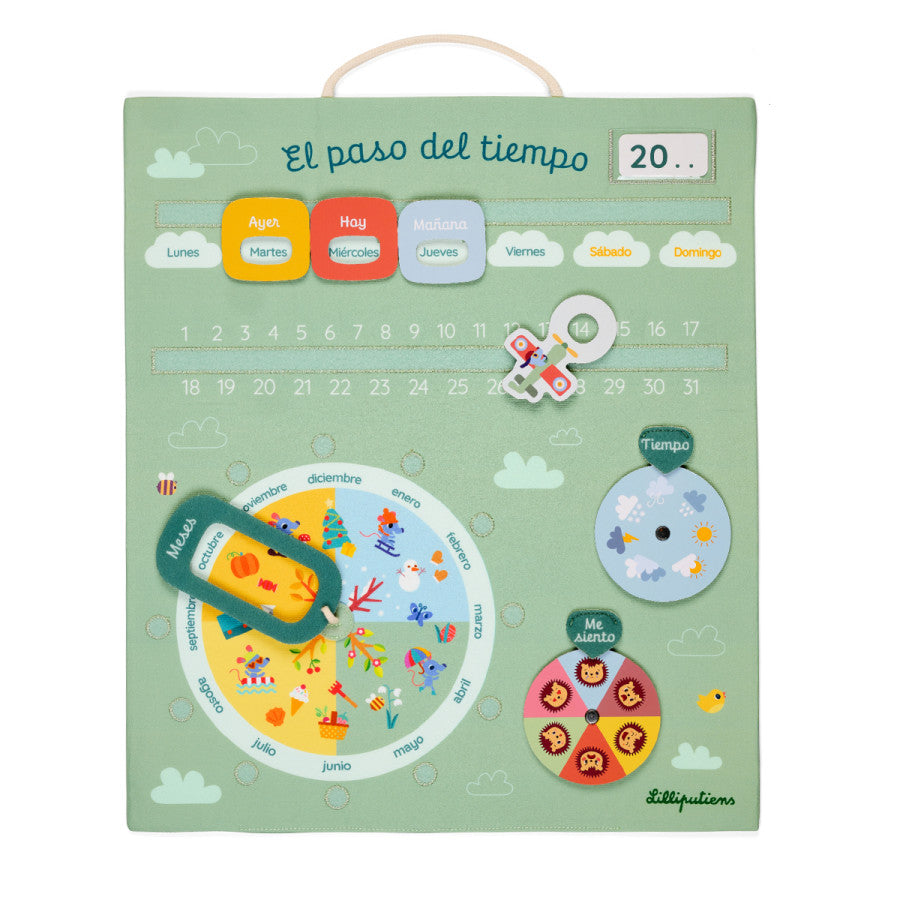 Calendario El Paso del Tiempo Catalán - Lilliputiens