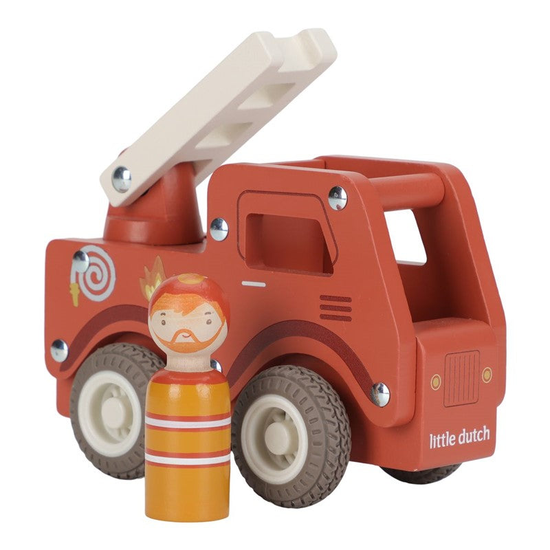 Camión de Bomberos de Madera - Little Dutch