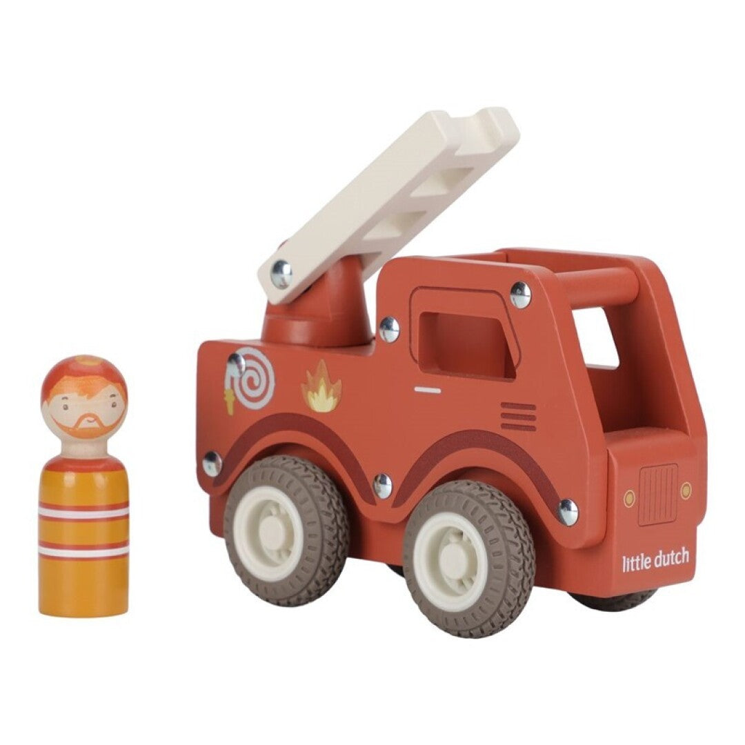 Camión de Bomberos de Madera - Little Dutch