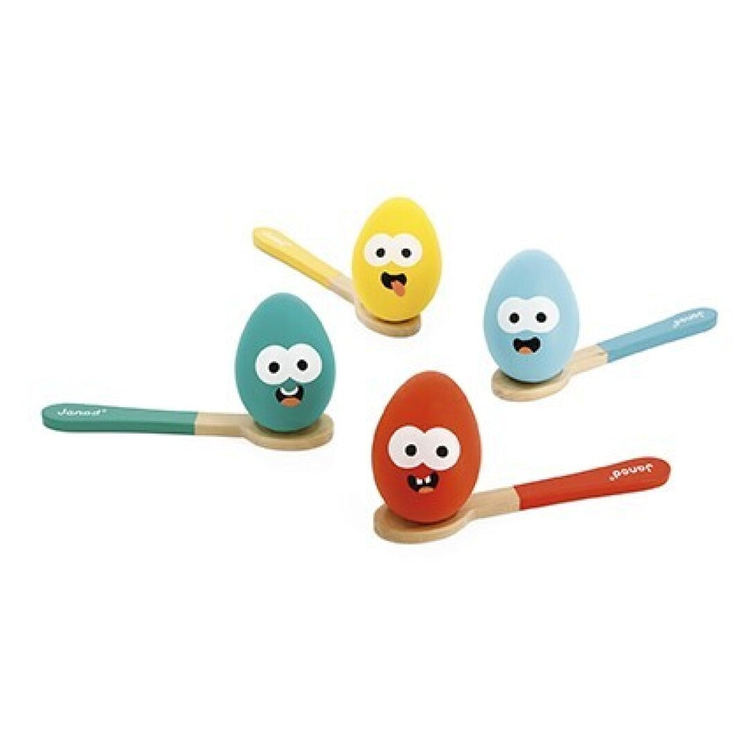 Carrera de Cucharas y Huevos de Janod