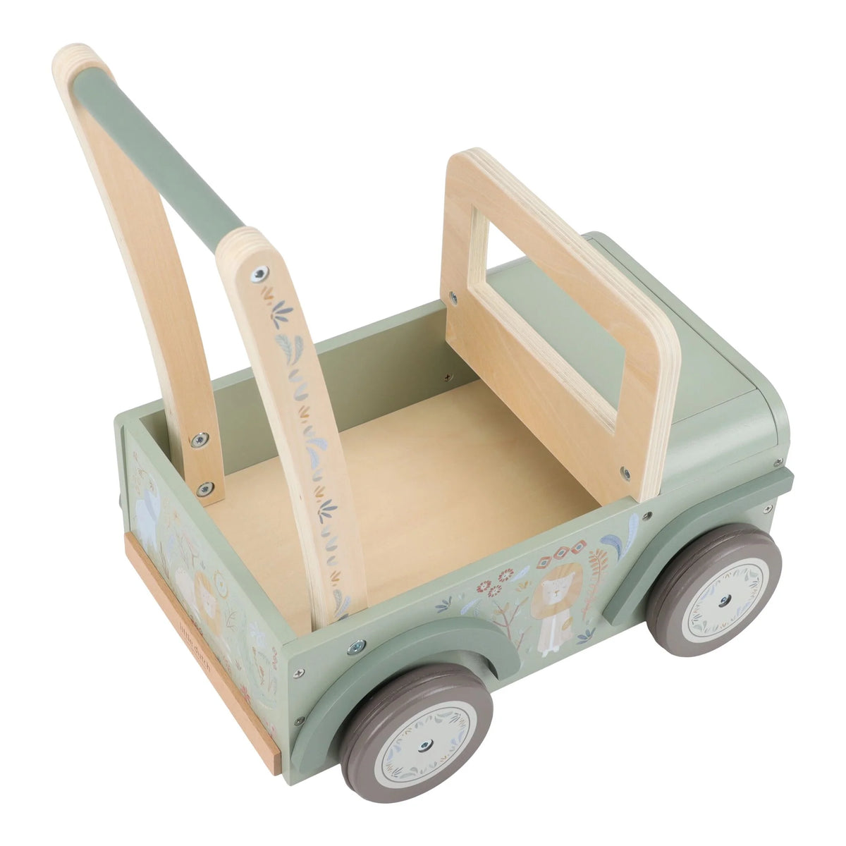 Carrito de Empuje Coche Safari de Madera - Little Dutch