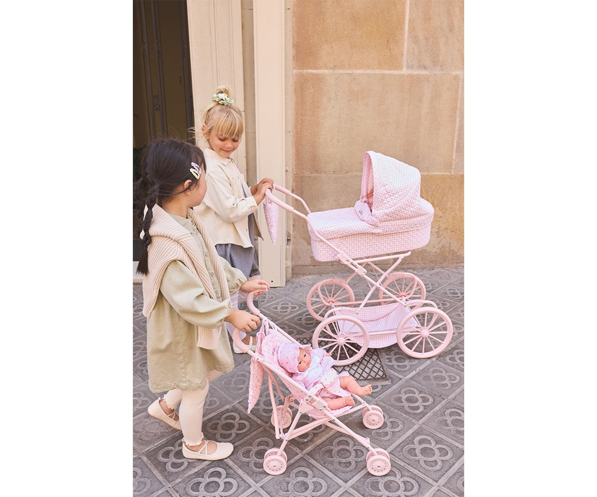 Carrito de Muñecas Vichy Rosa - Monnëka