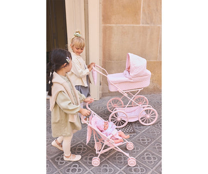 Carrito de Muñecas Vichy Rosa - Monnëka