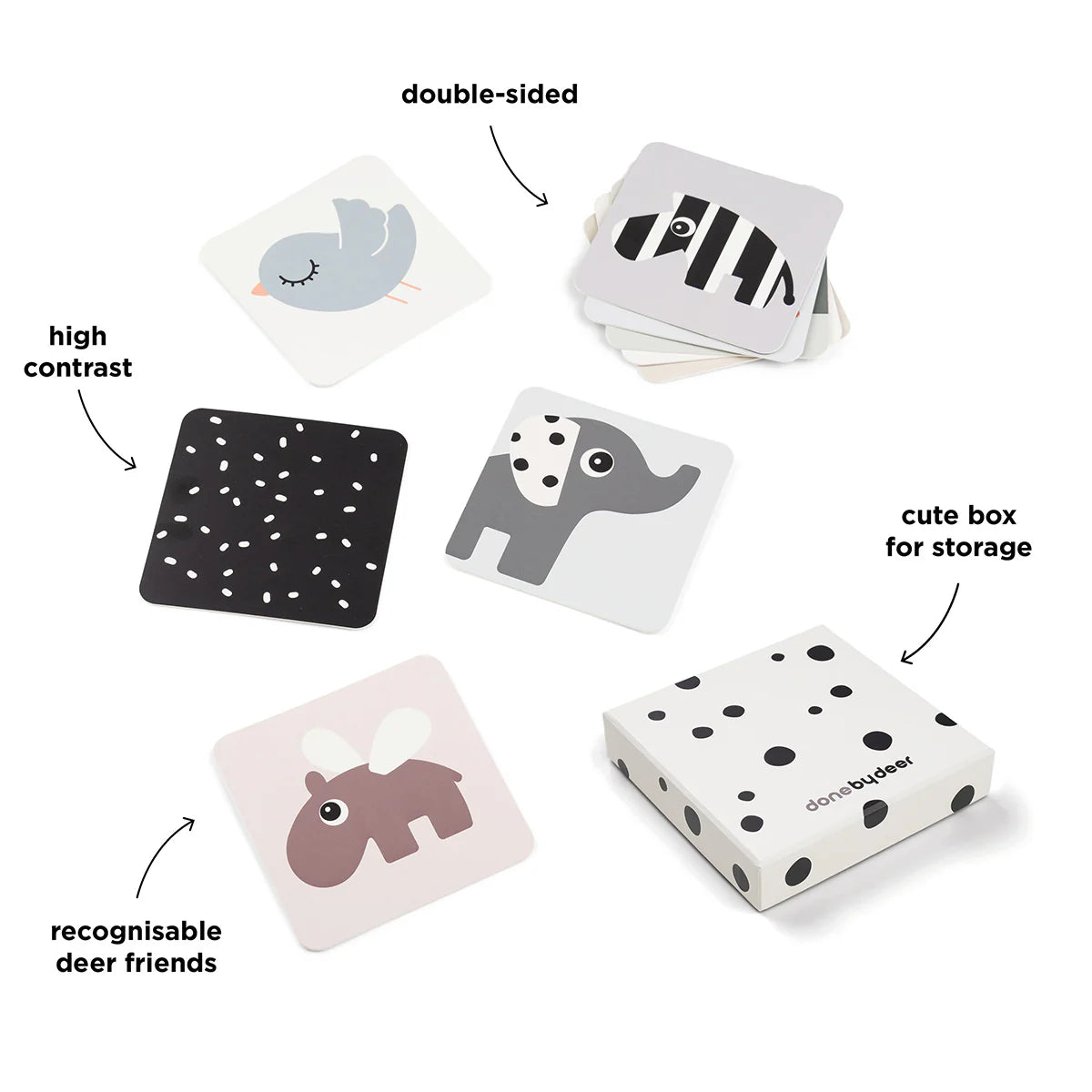 Cartas Contraste Bebe - Done By Deer