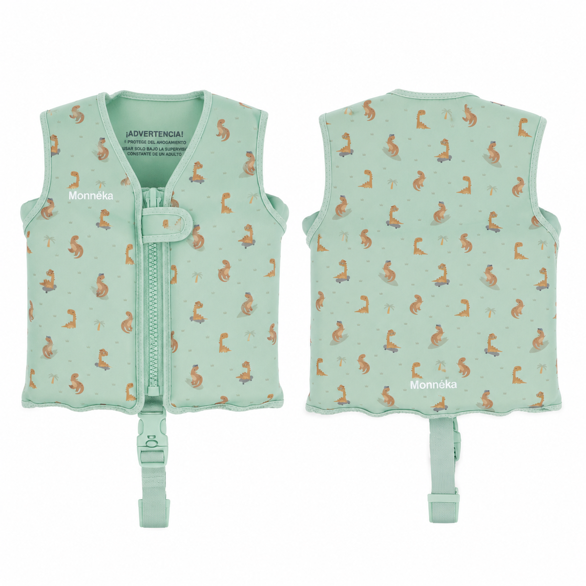 Chaleco Flotador Aprendizaje Cool Dinos 2-3 años - Monnëka