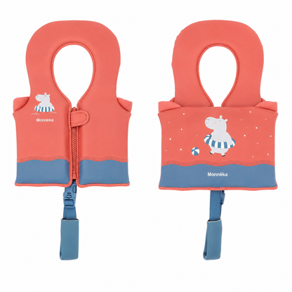 Chaleco Flotador Aprendizaje Hippos 1-2 años - Monnëka