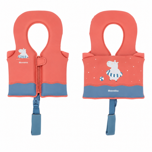 Chaleco Flotador Aprendizaje Hippos 1-2 años - Monnëka