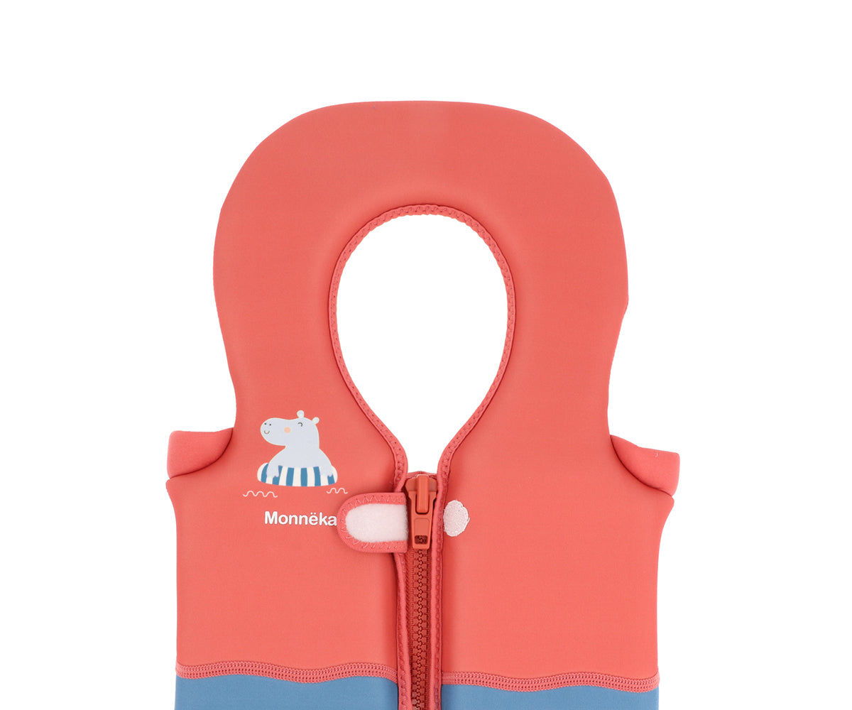 Chaleco Flotador Aprendizaje Hippos 1-2 años - Monnëka