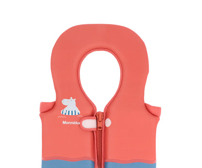 Chaleco Flotador Aprendizaje Hippos 1-2 años - Monnëka