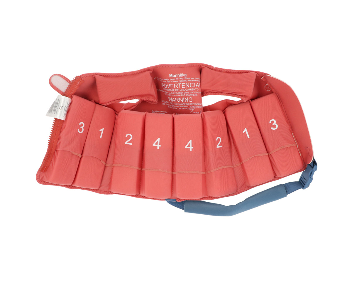 Chaleco Flotador Aprendizaje Hippos 2-3 años - Monnëka