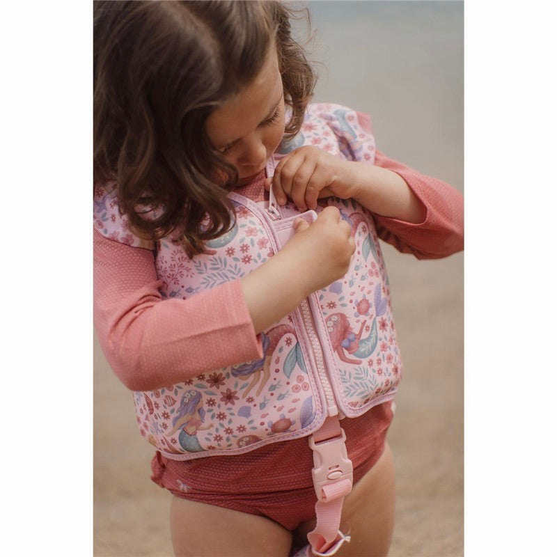 Chaleco Flotador Aprendizaje Sirenas 2-3 años - Little Dutch