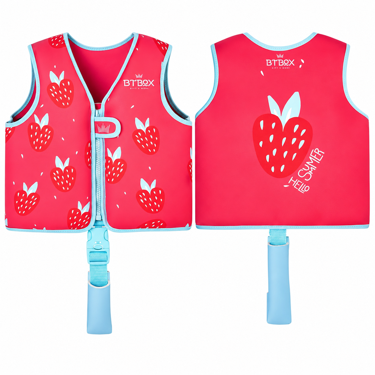 Chaleco Flotador Aprendizaje Strawberries 1-3 años - BTBOX