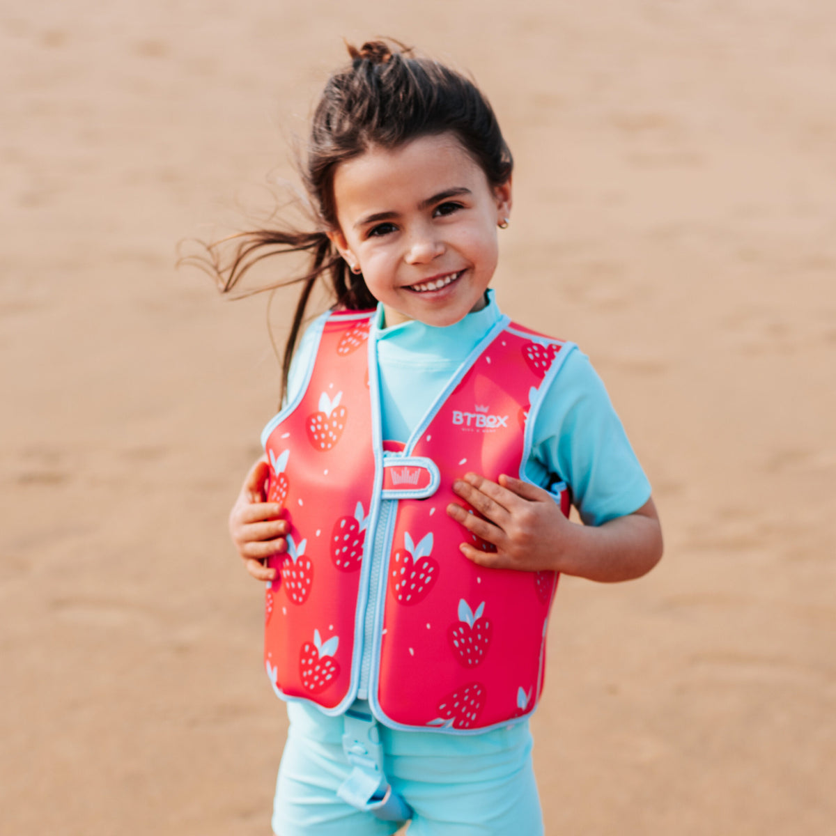 Chaleco Flotador Aprendizaje Strawberries 4-6 años - BTBOX