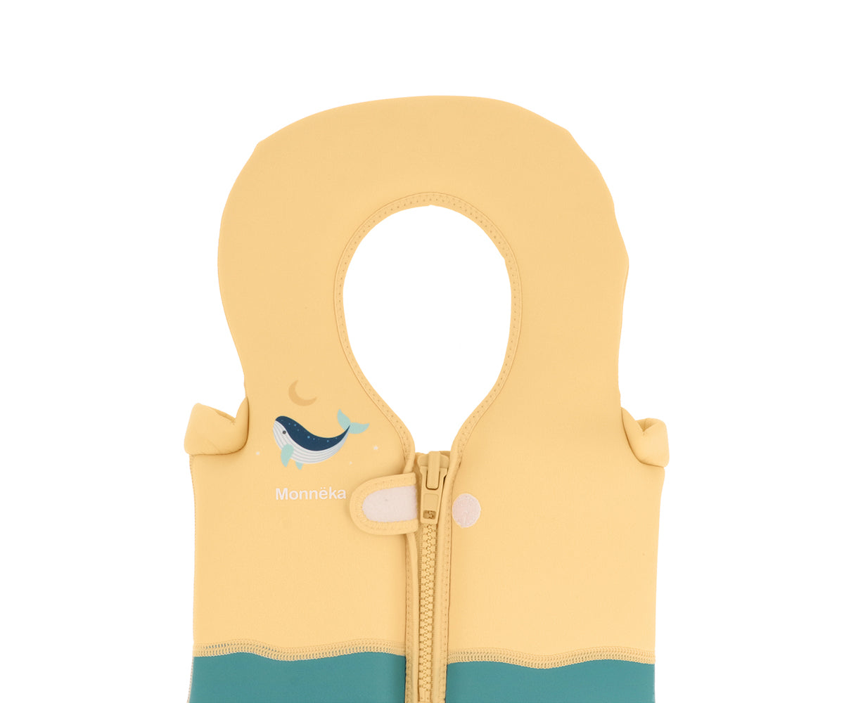 Chaleco Flotador Aprendizaje Whale Teal 1-2 años - Monnëka