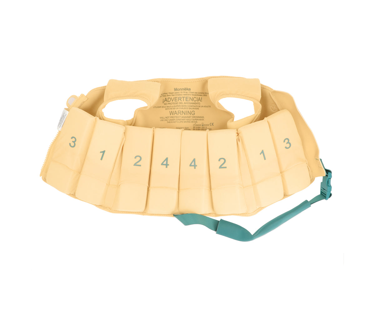 Chaleco Flotador Aprendizaje Whale Teal 3-6 años - Monnëka