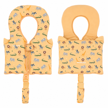 El Chaleco Flotador Aprendizaje Wild Animals 1-2 años - Monnëka