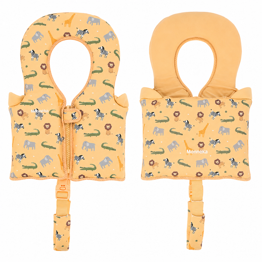 El Chaleco Flotador Aprendizaje Wild Animals 1-2 años - Monnëka