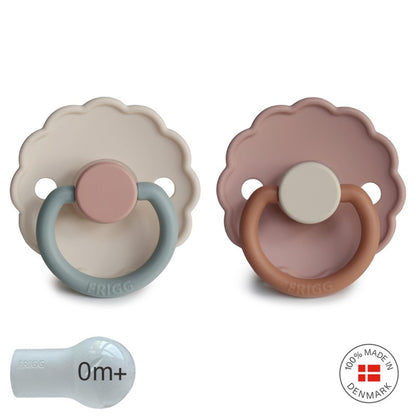 Chupetes Frigg Daisy Cotton Candy/Biscuit Silicona 0-6 meses