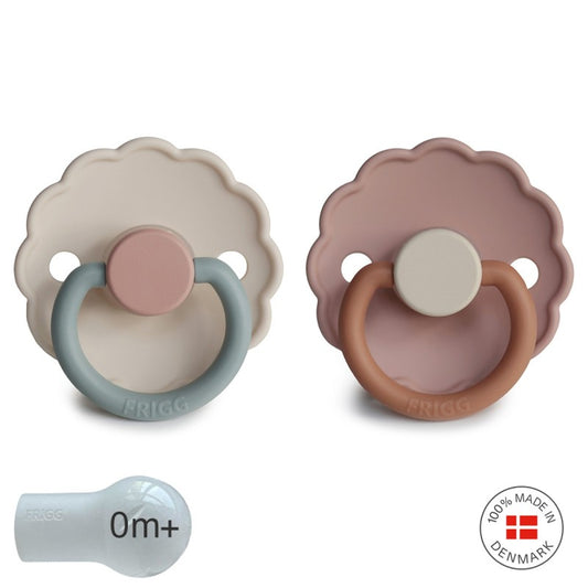 Chupetes Frigg Daisy Cotton Candy/Biscuit Silicona 0-6 meses