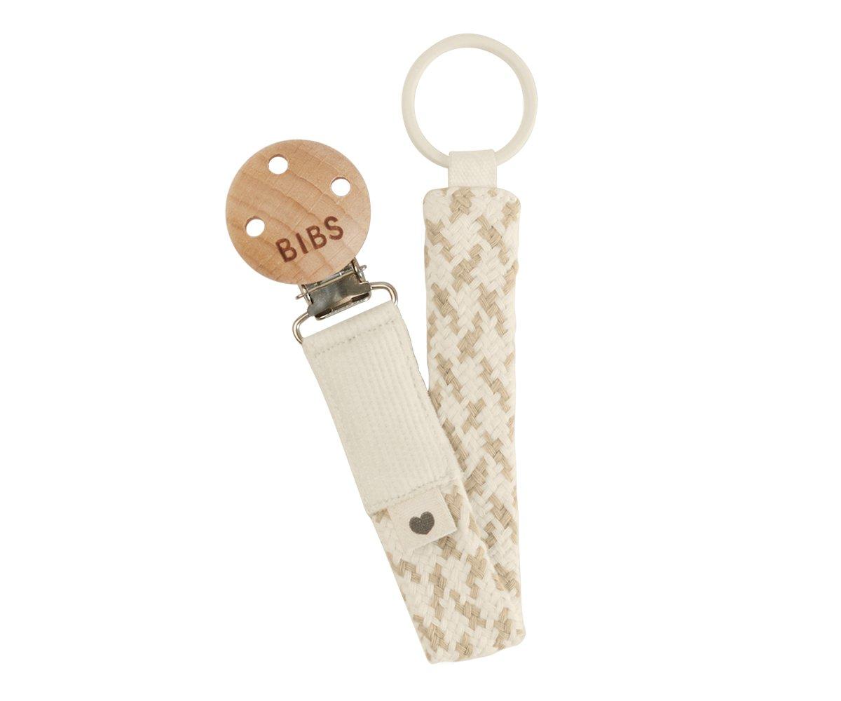 Chupetero Trenzado Ivory/Vanilla - Bibs