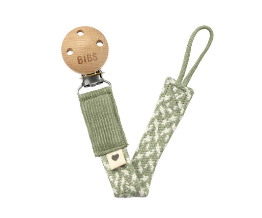 Chupetero Trenzado Sage/Ivory - Bibs