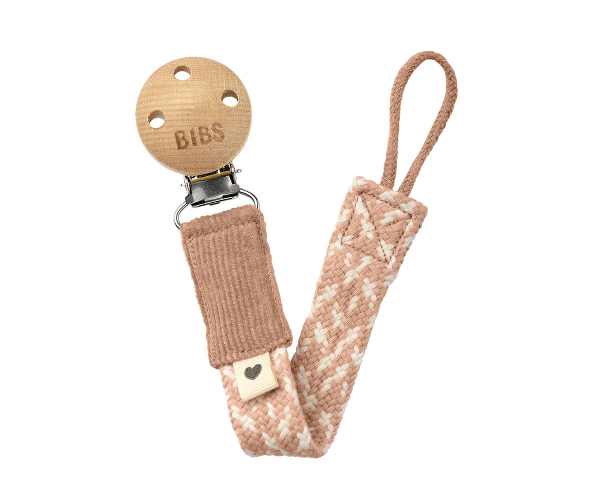 Chupetero Trenzado Blush/Ivory - Bibs