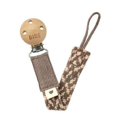 Chupetero Trenzado Dark Oak/Vanilla - Bibs