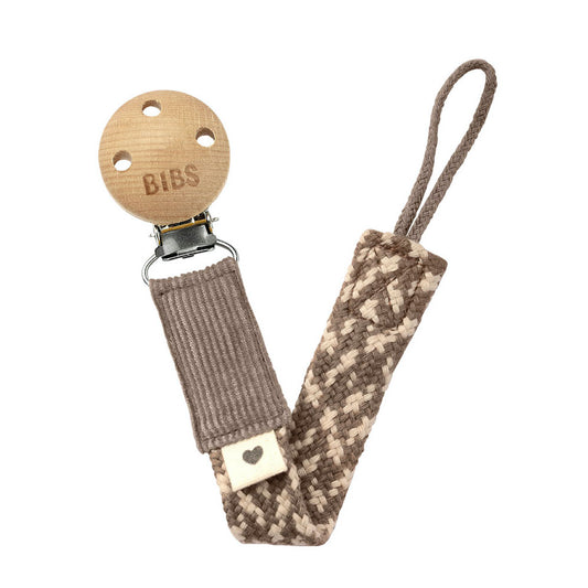 Chupetero Trenzado Dark Oak/Vanilla - Bibs
