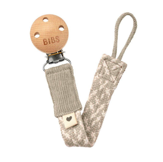 Chupetero Trenzado Sand/Ivory - Bibs