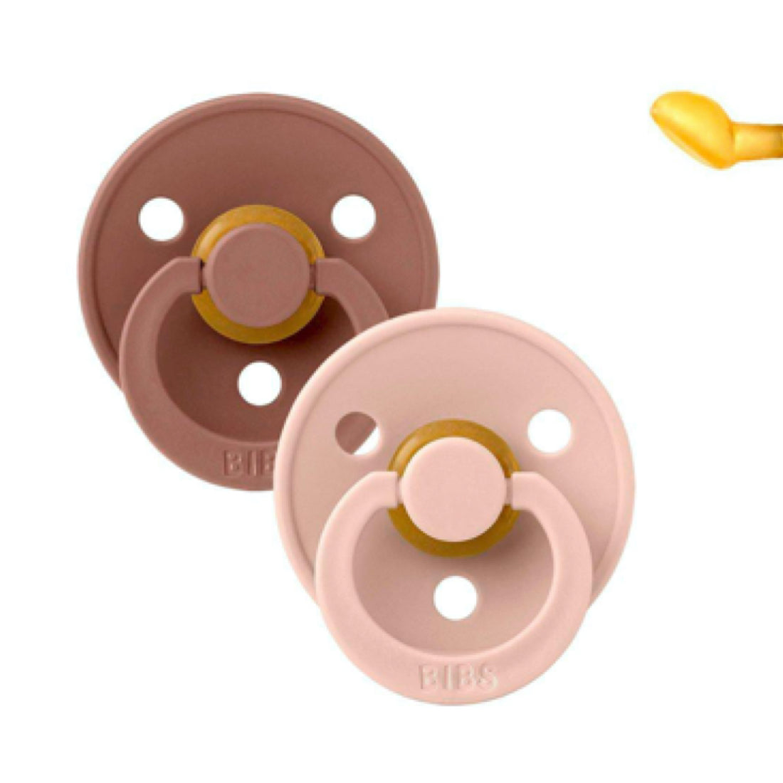 Chupetes Bibs Colour Anatómica Blush/Woodchuck 0-6 meses
