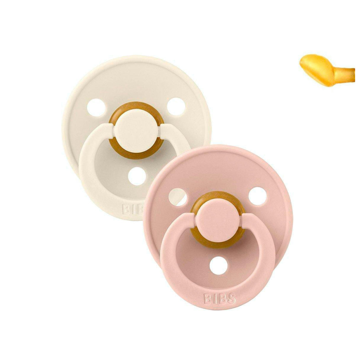 Chupetes Bibs Colour Anatómica Ivory/Blush 0-6 meses