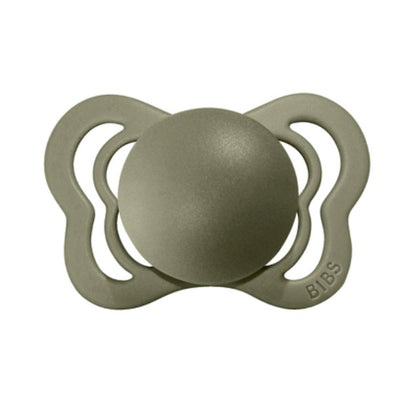 Chupetes Bibs Couture Honey Bee/Olive Silicona 0-6 meses