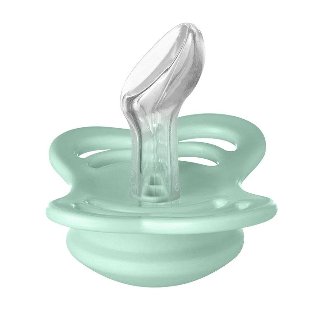 Chupetes Bibs Couture Nordic Mint/Island Sea Silicona +6 meses