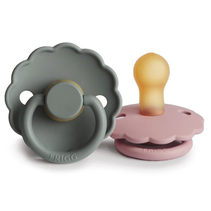 Chupetes Frigg Daisy French Gray/Baby Pin Látex 0-6 meses
