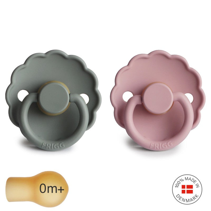 Chupetes Frigg Daisy French Gray/Baby Pin Látex 0-6 meses