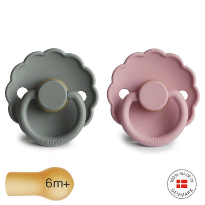 Chupetes Frigg Daisy French Gray/Baby Pin Látex 6-18 meses