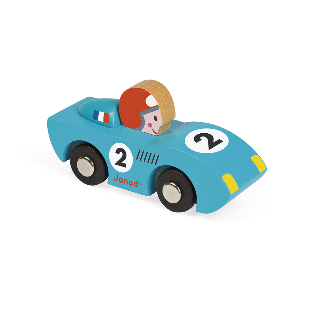 Coche de Carreras Story Racing Azul - Janod